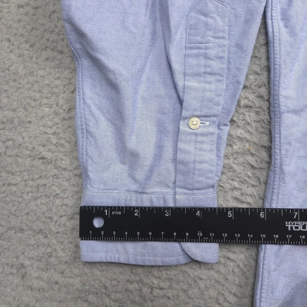 Ralph Lauren Yarmouth Oxford Shirt Men 17-34 Light Blue Cotton Button Down Pony